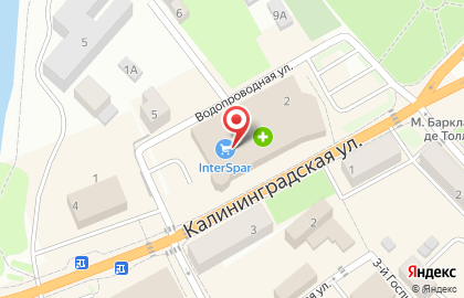 Универсам Семья на Калининградской улице на карте