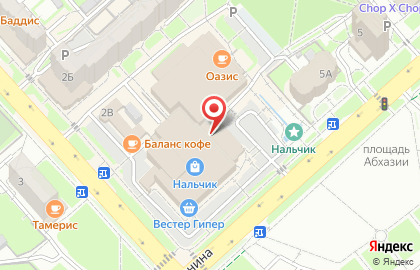 Супермаркет цифровой техники DNS на проспекте Ленина на карте