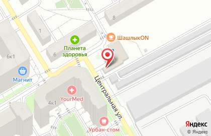 Салон цветов Al.Flowers на Центральной улице на карте