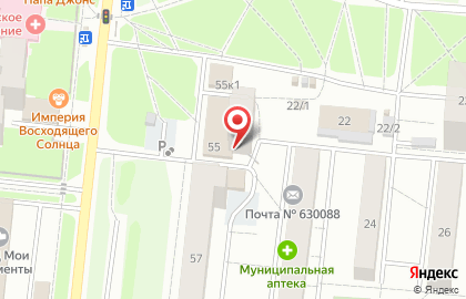 Ломбард Империал на площади Сибиряков-Гвардейцев на карте