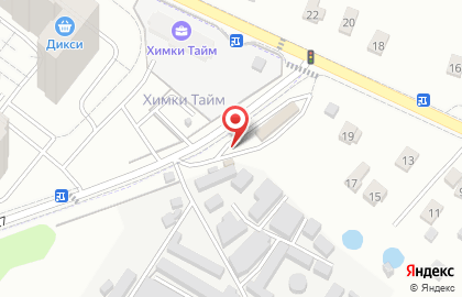 Киоск фастфудной продукции на Новосходненском шоссе на карте