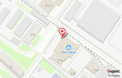 Универсальный магазин Светофор на проспекте Героев на карте