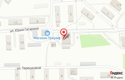 Магазин Кедр на улице Гагарина на карте