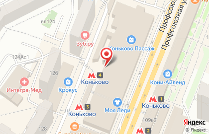 Торговый комплекс Konkovo Market на карте