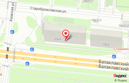 ОДС Жилищник района Зюзино на метро Чертановская на карте