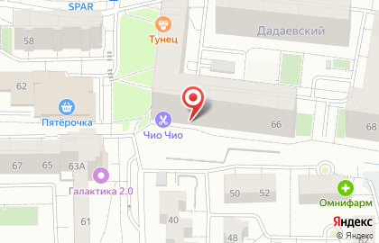 Магазин Мяссорти на улице Старшины Дадаева на карте
