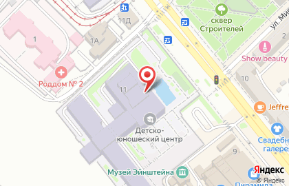 Общественная организация Федерация Черлидинга Волгоградской области на Краснознаменской улице на карте