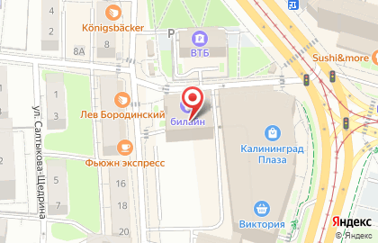АКБ Росбанк в Калининграде на карте