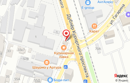 Банкомат ВТБ на улице Гагарина, 59а на карте