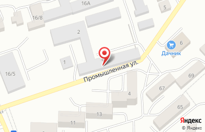 Спутник, ООО на Промышленной улице на карте