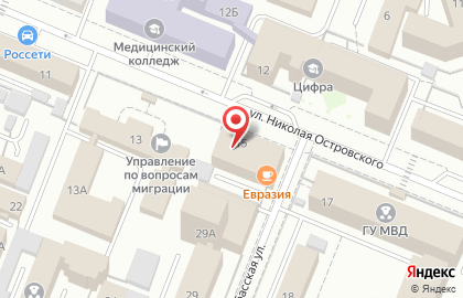Сайт объявлений IRR.ru на улице Николая Островского на карте