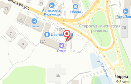 АЗС Омни в Свердловском районе на карте