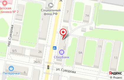 Банкомат Среднерусский банк Сбербанка России, Тульское отделение на Узловой улице на карте