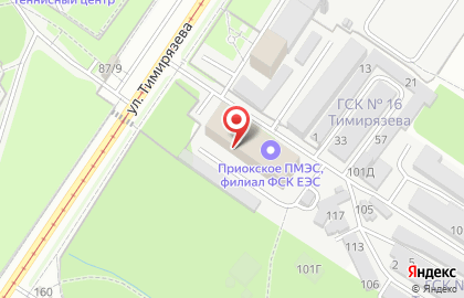 Приокское предприятие магистральных электрических сетей, ОАО ФСК ЕЭС на карте