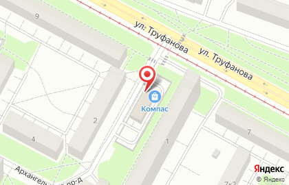 Магазин рыболовных товаров Компас на карте