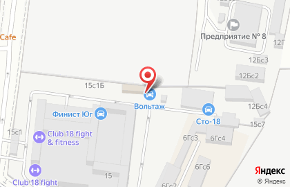 Торгово-ремонтная фирма Вольтаж Сервис на метро Нагатинская на карте
