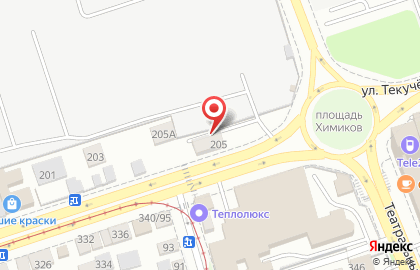 Рекламно-производственная компания Микс на улице Текучева на карте