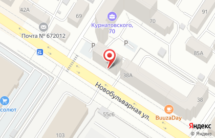 Территориальный отдел в Читинском, Карымском и Улетовском районах управления Роспотребнадзора по Забайкальскому краю на карте
