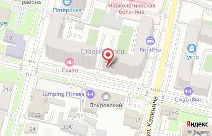 Магазин Красное & Белое в Пензе на карте