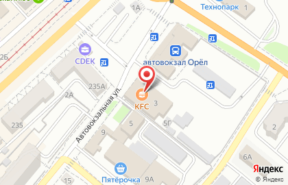 ДНС-Орёл на Автовокзальной улице на карте