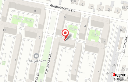 Ставропольская краевая клиническая станция скорой медицинской помощи в Октябрьском районе на карте