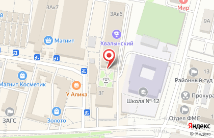 Парк-отель Хвалынский на площади Свободы на карте