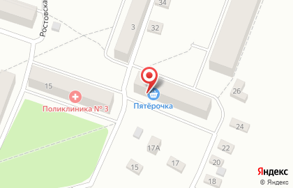 Хозмаркет в Рыбинске на карте
