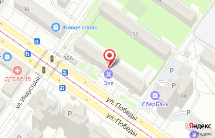 Магазин Красное & Белое на улице Победы, 36 на карте