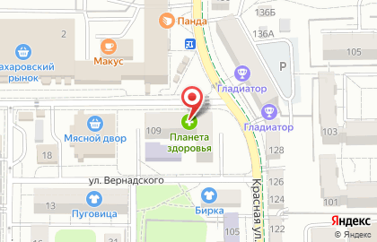 Магазин алкогольной продукции и табака Крепость в Центральном районе на карте