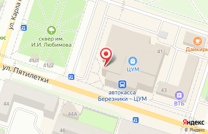 Супермаркет цифровой и бытовой техники DNS на улице Пятилетки на карте