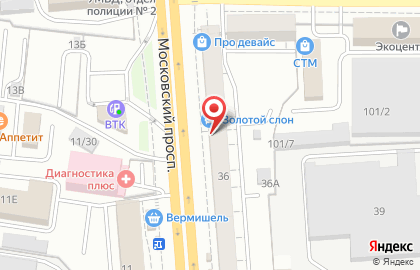 Сеть универсамов ЦентрТорг в Коминтерновском районе на карте