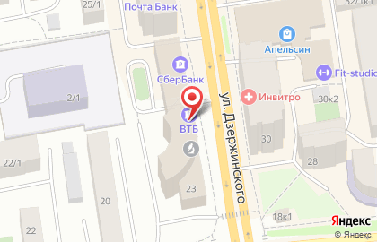 Банк ВТБ в Якутске на карте