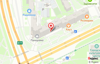 Магазин обуви Francesco Donni на Рижском проспекте на карте