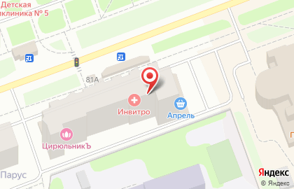 Магазин мебели в Архангельске на карте