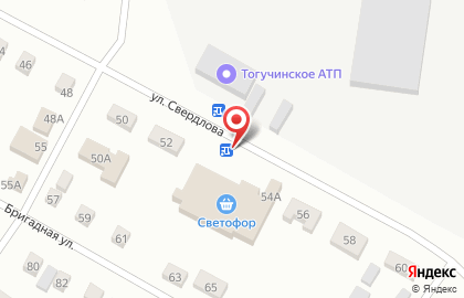 Киоск фастфудной продукции на улице Свердлова на карте