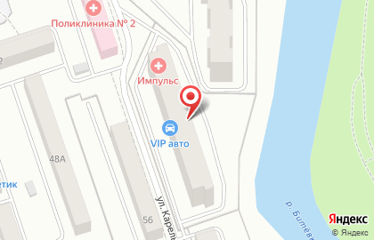 Бизнес-центр на Карельцева на карте