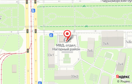 Отдел МВД России по Нагорному району г. Москвы на карте