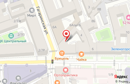 Аллод на Гагаринской улице на карте