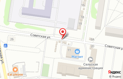 Киоск Ключ здоровья на Советской улице на карте