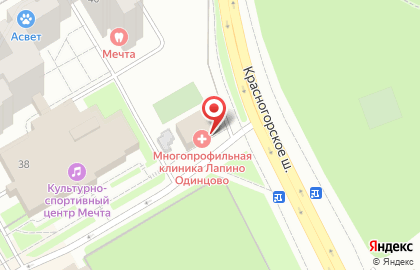 Мечта в Одинцово на карте