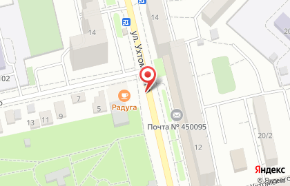 Кафе Радуга на улице Ухтомского на карте