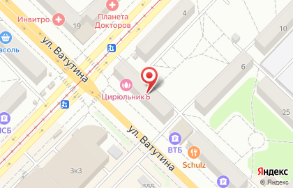 Сеть ювелирных салонов Жемчужина в Ленинском районе на карте