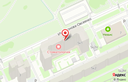 Страховая компания Ренессанс страхование на улице Антонова-Овсеенко на карте