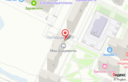 Центр государственных услуг Мои документы на Некрасовке на карте