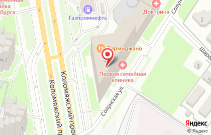 Автономная некоммерческая организация Санкт-Петербургский центр дополнительного профессионального образования на карте