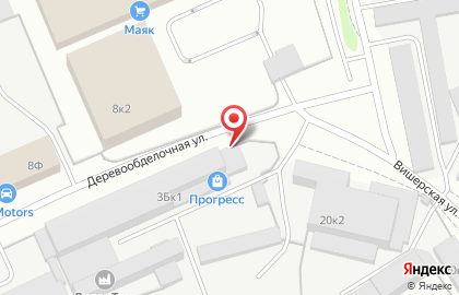 Сервисный центр Рем База-59 на Деревообделочной улице на карте