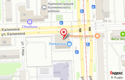 Челябинский филиал Банкомат, Россельхозбанк на улице Кирова на карте