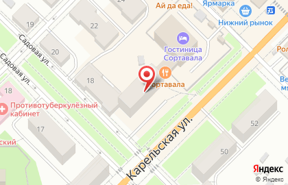 Страховая компания Эрго на Карельской улице на карте