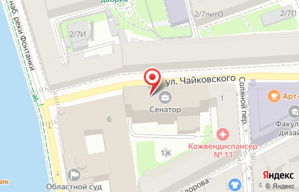 Сервисный центр Бытовой ремонт на улице Чайковского на карте
