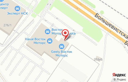 Официальный дилер Lexus в г. Новосибирске Восток Моторс на карте